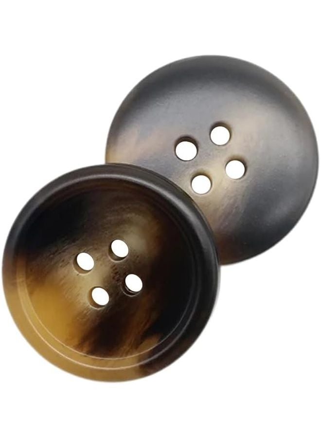 20mm 20 Pcs Resin Buttons Flatback 4 Hole Round Sewing Buttons For Shirts Coats DIY Craft - Image 2